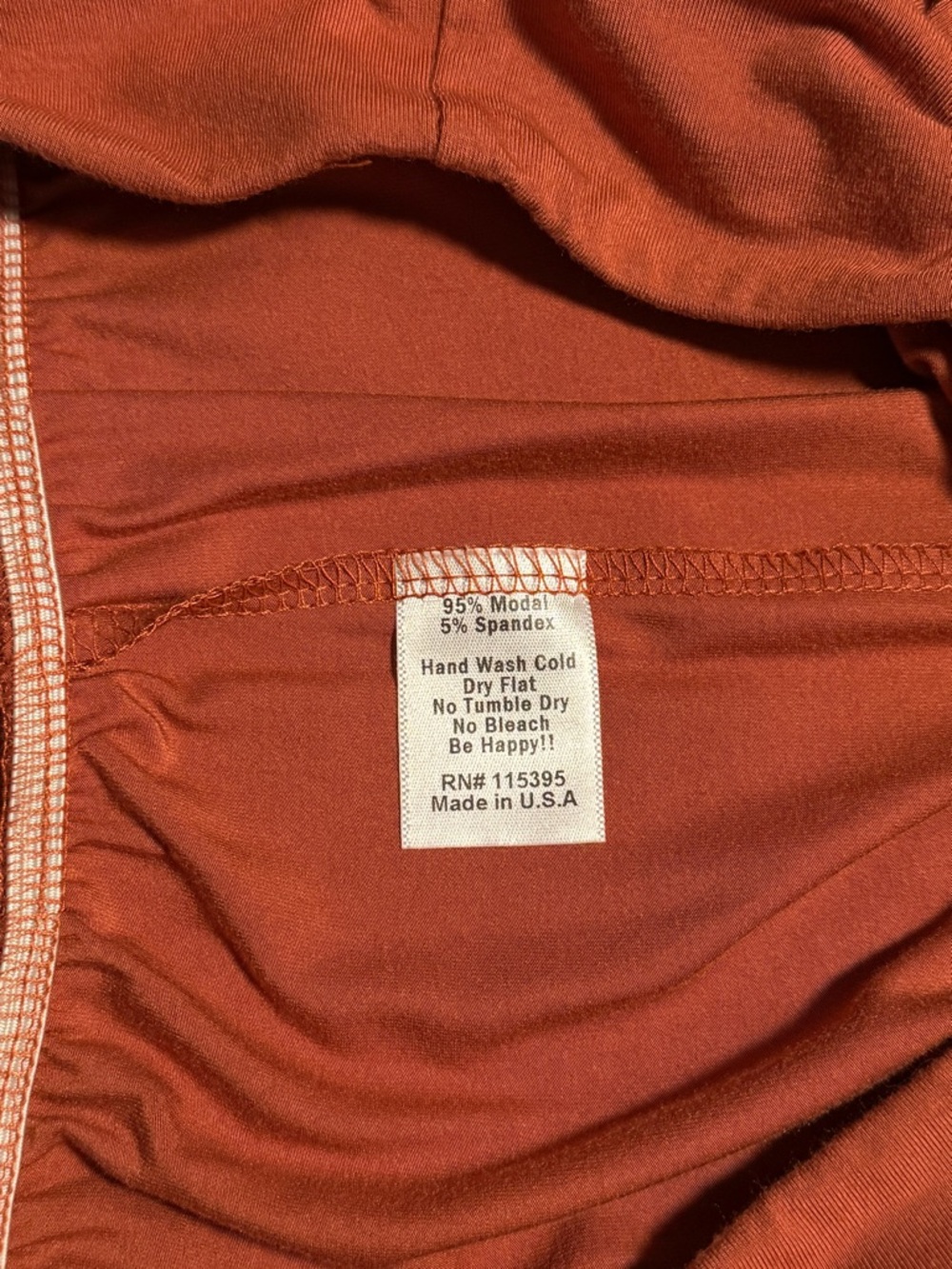 FIGHTING EEL: FE BASICS Orange Wide Leg Palazzo Pants - Picture 9 of 9